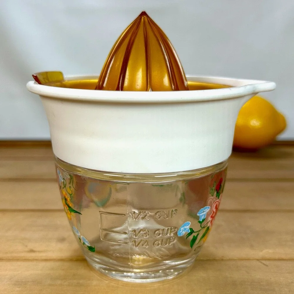 The Pioneer Woman Sweet Rose Citrus Juicer Farmhouse Cottage Core Whimsy